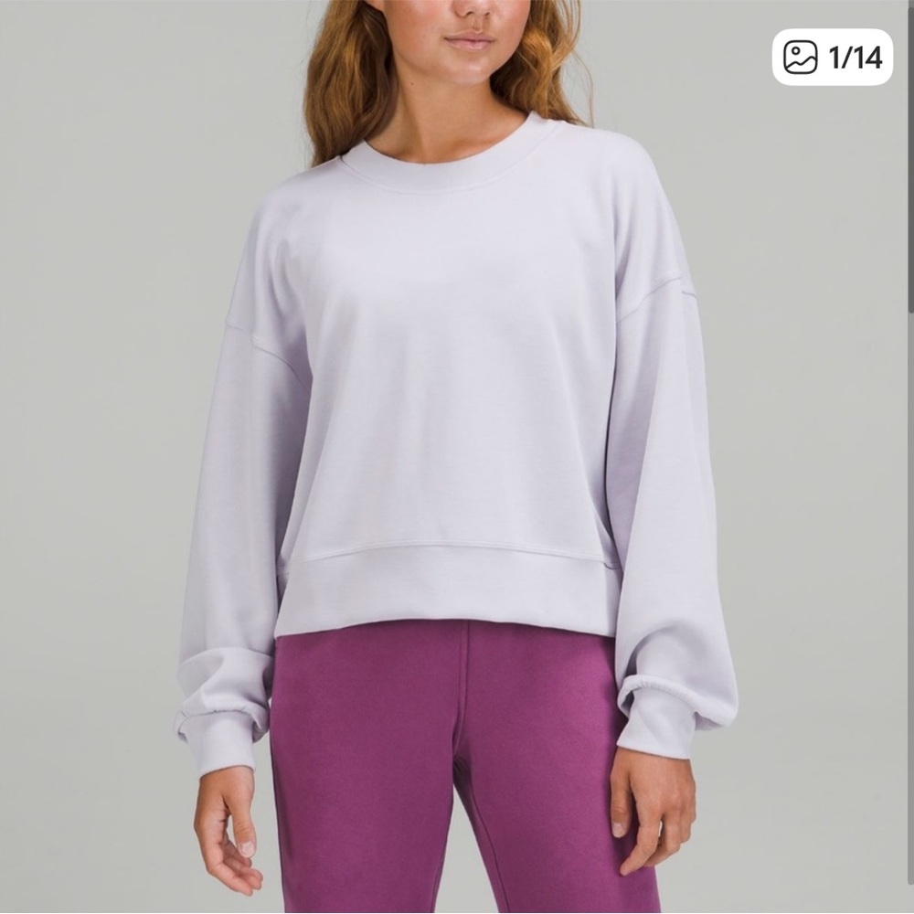 Lululemon Softstreme Perfectly Oversized Crop Crew